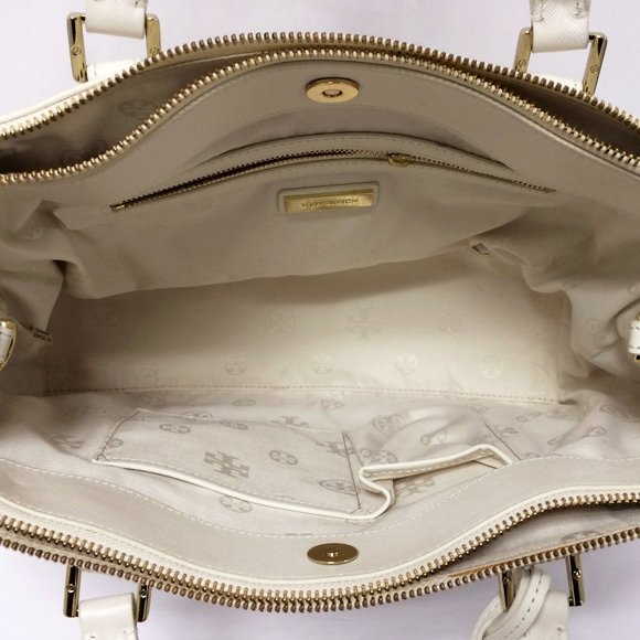 Tory Burch Robinson Birch Double Zip Bag - Picture 2 of 12